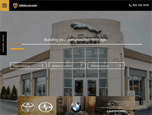 Tablet Screenshot of elmhurstautogroup.com